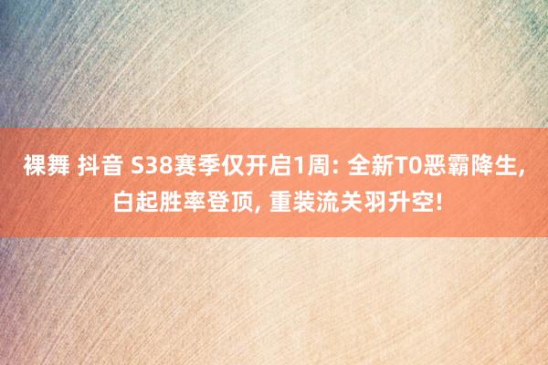 裸舞 抖音 S38赛季仅开启1周: 全新T0恶霸降生， 白起胜率登顶， 重装流关羽升空!