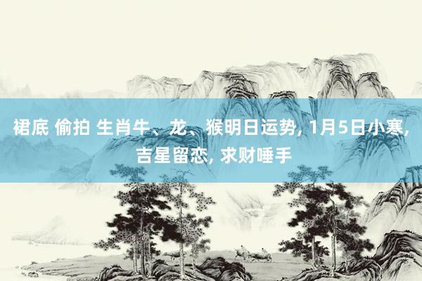 裙底 偷拍 生肖牛、龙、猴明日运势， 1月5日小寒， 吉星留恋， 求财唾手