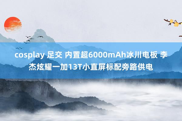 cosplay 足交 内置超6000mAh冰川电板 李杰炫耀一加13T小直屏标配旁路供电